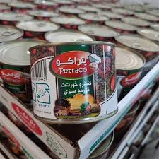 تصویر 1 از کنسرو خورشت قورمه سبزی 500 گرمی +قیمت عمده و بصرفه